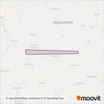 Схема покрытия компании Mainzer Mobilität
