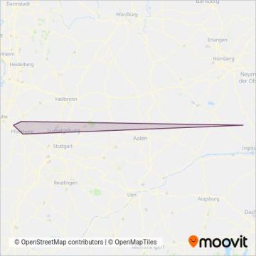 Схема покрытия компании Pforzheim Ezkreis Ost