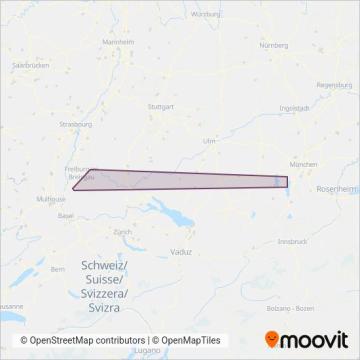 Схема покрытия компании SBG-Freiburg