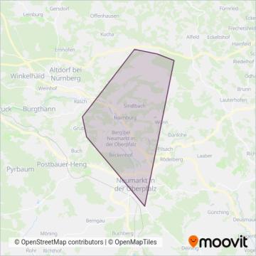Схема покрытия компании Federl (Поезд)