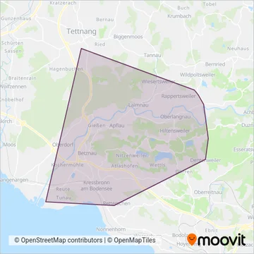 Strauss coverage area map