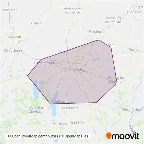 DB Regio AG S-Bahn München (Bus) Verbundsgebiet