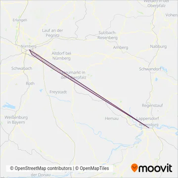 go.on Gesellschaft für Bus- und Schienenverkehr mbH coverage area map