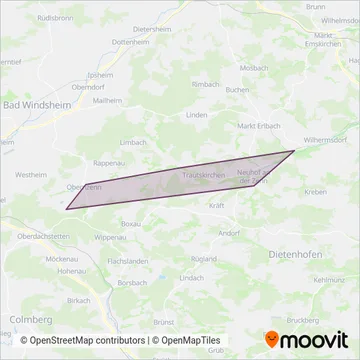 Thürauf coverage area map