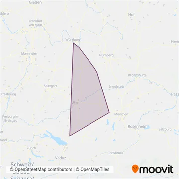 Arverio Bayern GmbH Verbundsgebiet