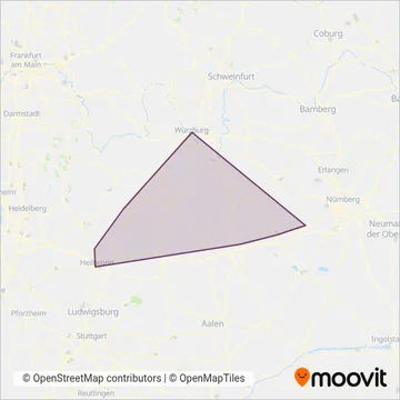 Arverio Baden-Württemberg GmbH Verbundsgebiet