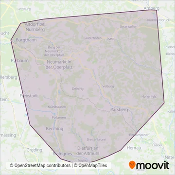 Merz Reisen Verbundsgebiet