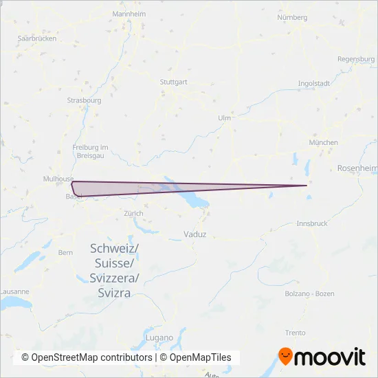 Lörrach coverage area map