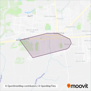 Expresso Macapazinho coverage area map