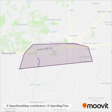 Salve Maria coverage area map