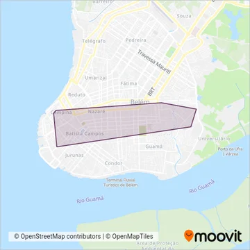 Transportes São José (BG) coverage area map