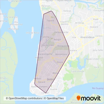 Nova Marambaia coverage area map