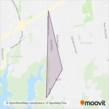 Águas Lindas coverage area map