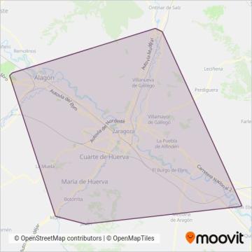 CTAZ coverage area map
