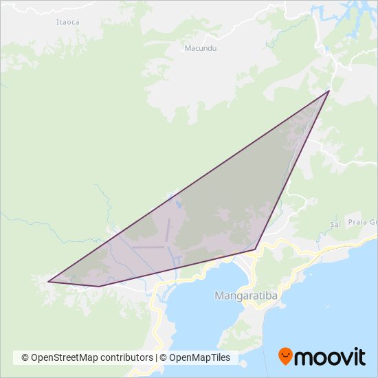 Prefeitura de Mangaratiba coverage area map