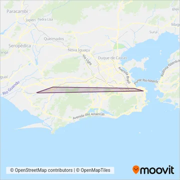 Consórcio SANTA CRUZ Frescão coverage area map