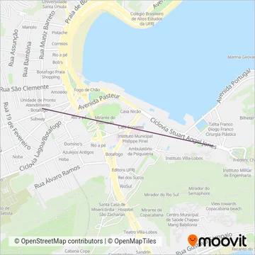 UNIRIO - Universidade Federal do Estado do Rio de Janeiro coverage area map