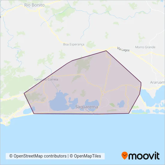 Rio Lagos coverage area map