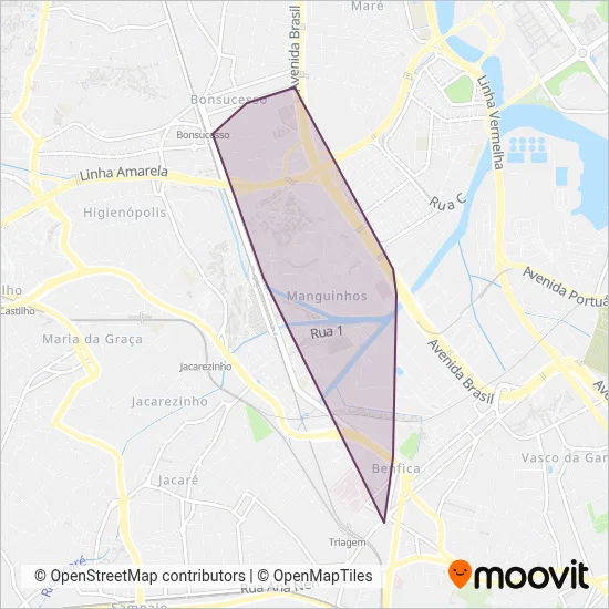 FIOCRUZ - Fundação Oswaldo Cruz coverage area map