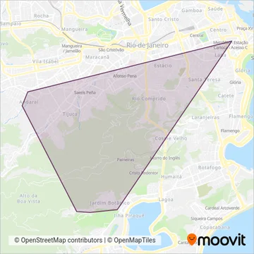 Nossa Senhora das Graças coverage area map
