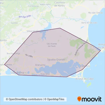 Montes Brancos coverage area map