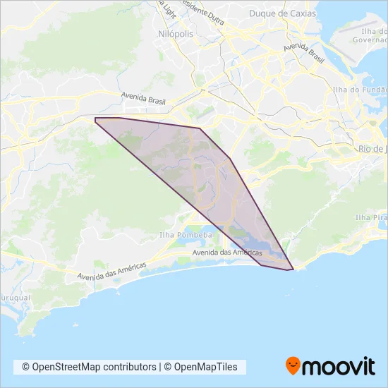 Transportes Barra coverage area map