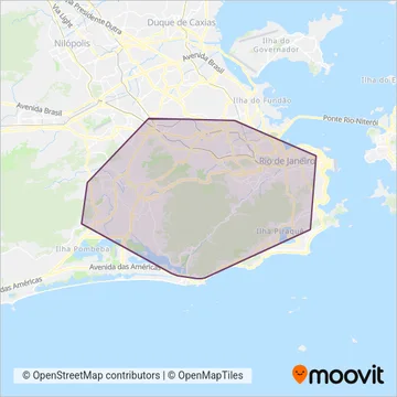 Transportes Futuro coverage area map