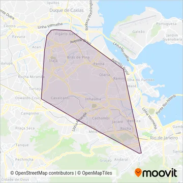 Caprichosa coverage area map