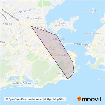 Viação VG coverage area map