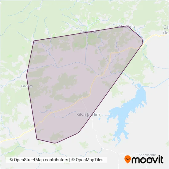 Prefeitura de Silva Jardim coverage area map