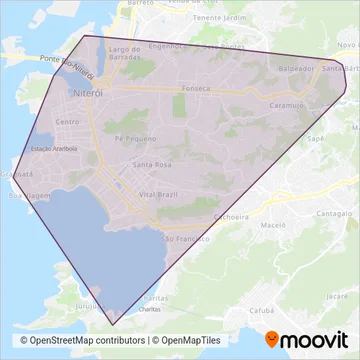 AUTO LOTAÇÃO INGÁ coverage area map