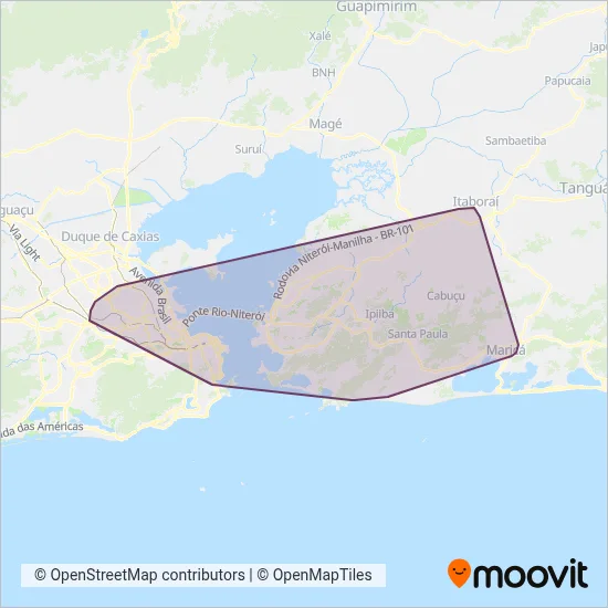 Fagundes coverage area map