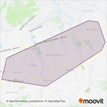 TANGUÁ coverage area map
