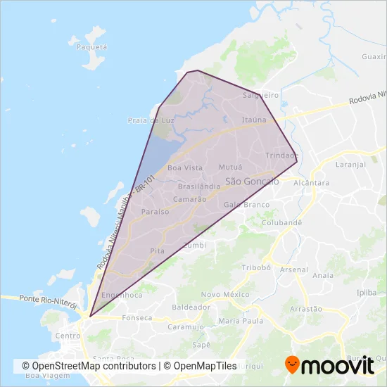 RIO ITA - BR coverage area map