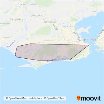 Expresso Recreio coverage area map