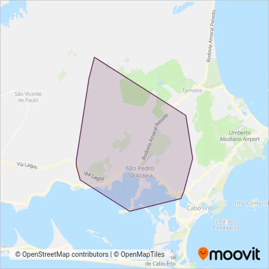 Salineira (São Pedro da Aldeia) coverage area map