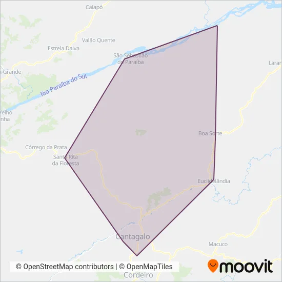 Sagres coverage area map