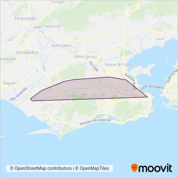 SOU Rio de Janeiro coverage area map