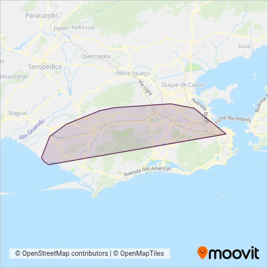 SOU Rio de Janeiro coverage area map