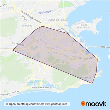 Internorte coverage area map