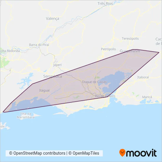 Reginas coverage area map
