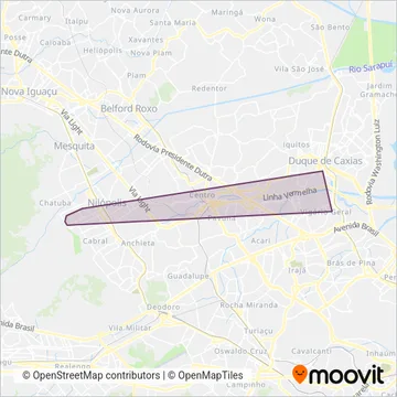 Master Transportes coverage area map