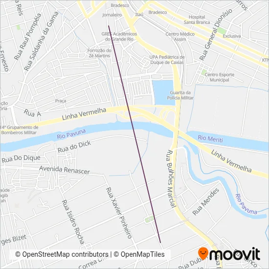 Master Transportes coverage area map