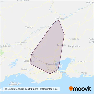 Linave coverage area map