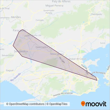 Transportes Blanco coverage area map