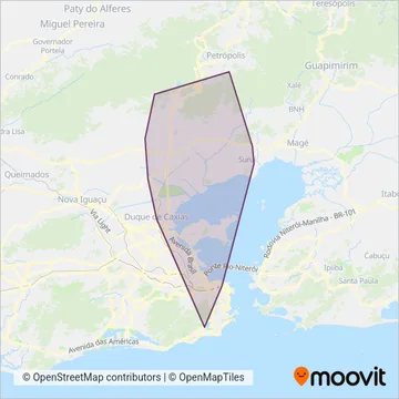 TREL coverage area map