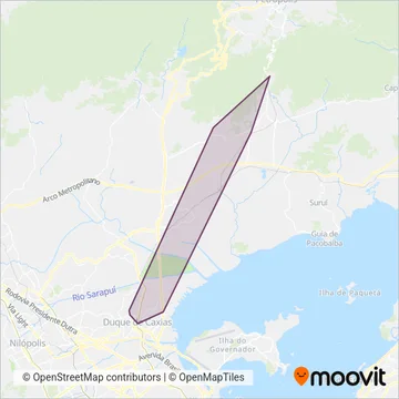 Auto Ônibus Vera Cruz coverage area map