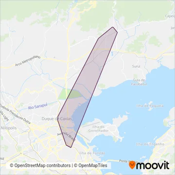 Transporte e Turismo Machado coverage area map