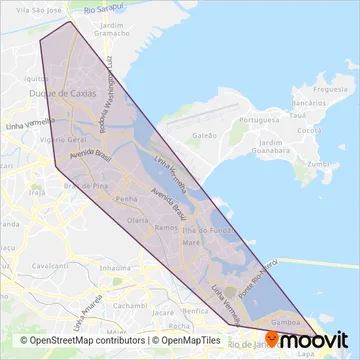 Limousine Carioca coverage area map