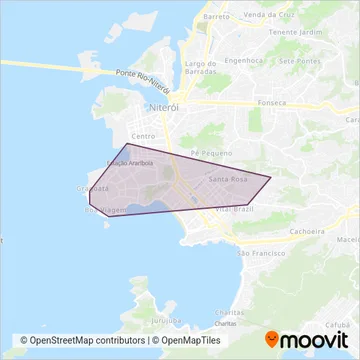 Consórcio TRANSNIT (Araçatuba) coverage area map
